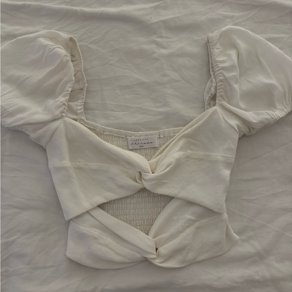 American threads Puff Sleeve “Clarissa Top”